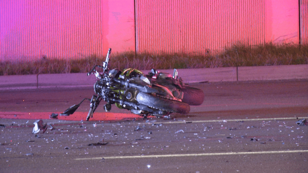 Motorcyclist Hospitalized in Critical Condition Following Early Morning Crash on St. Rose Parkway Near Spencer Street